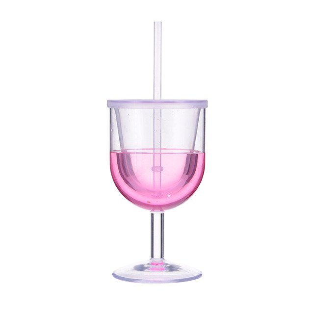 New Products Plastic Cocktail Cup, Double Wall Plastic Beer Cup, Plastic Drinking Cup