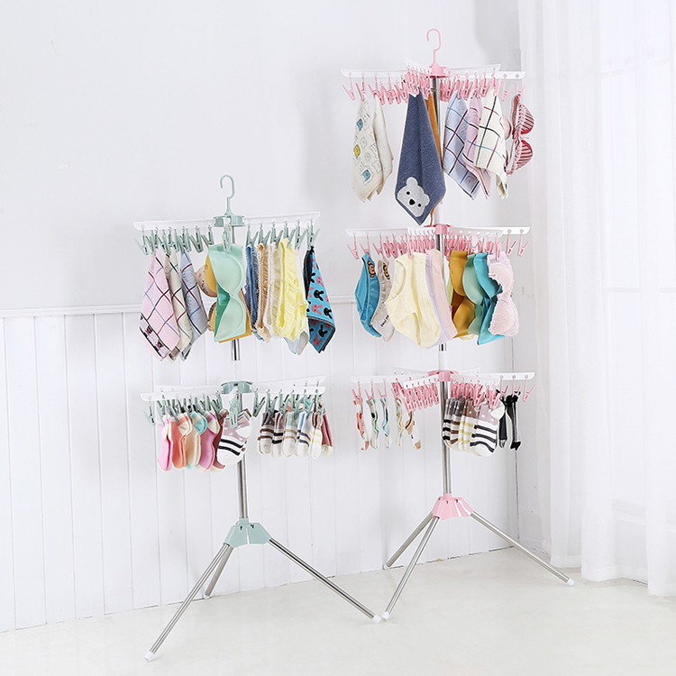 Chinese Supplier Promotional Promotion Product Multipurpose Plastic Drying Clothes Hanger Folding