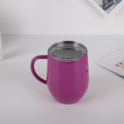 Hot Sale Double Wall Stainless Steel Coffee Mug Handle Tumbler Cups