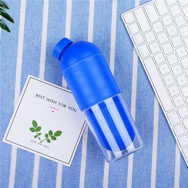 Free Samples with Competive Price BPA Free Plastic Water Bottle with Pill Box shape