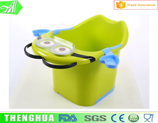 Minions Cartoon Big Size Plastic Bucket Baby Bath Tub Wholesale