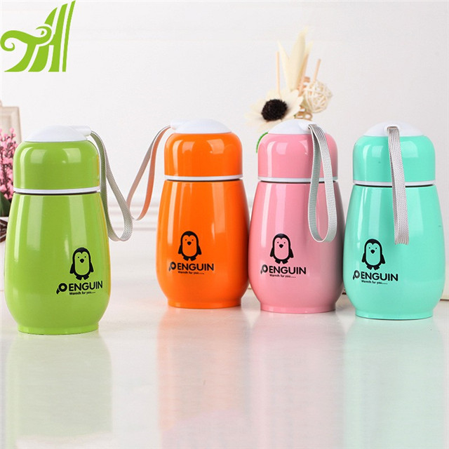 Eco-friendly Kid Baby Cups Cartoon Sports Stainless Steel Bottle