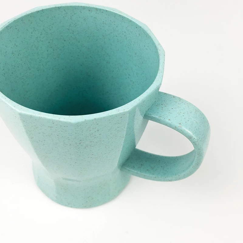 Biodegradable Unbreakable Wheat Straw Water Cup Tumblers for Coffee, Tea, Water, Milk, Juice 
