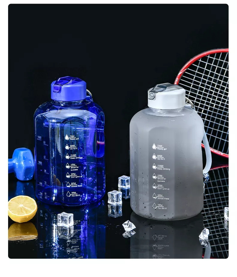 gallon water bottle PETG gym bottle (7)
