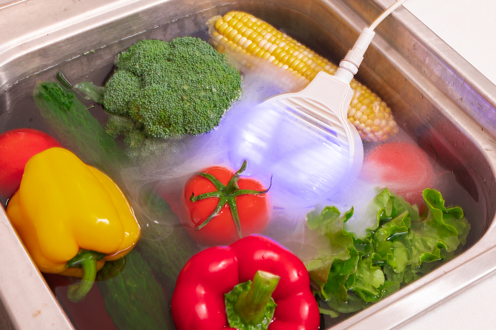 Fruit & Vegetable Purifier Mini Portable Washing Machine Home Use Sterilizer Vegetable Fruit Sterilizer Cleaner Fresh Produce Washer Ultrasonic Removal