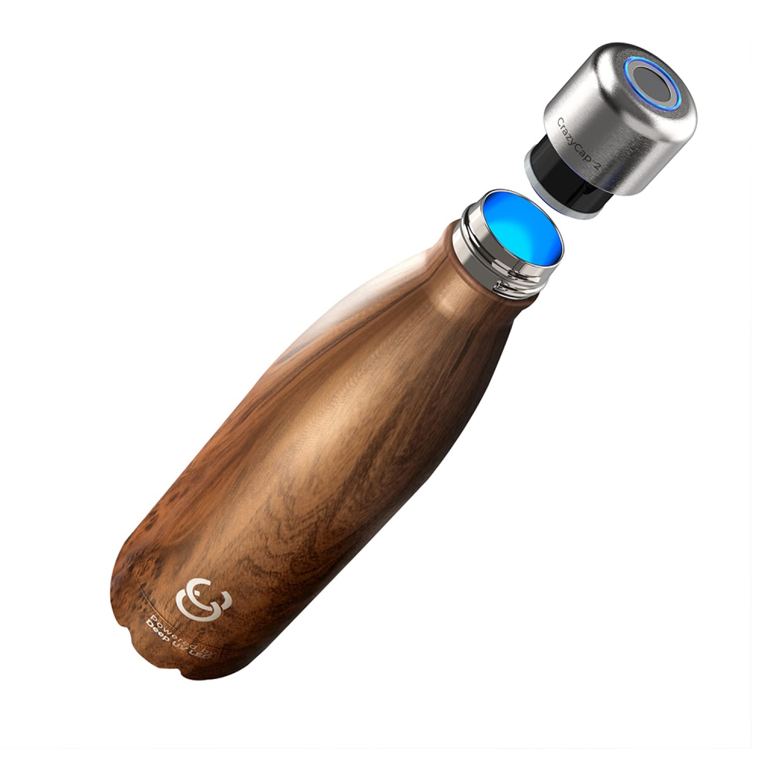 THVALUE Self-Cleaning Insulated Bottle, UV Water Bottle Purifier, Self cleaning stainless steel water flask
