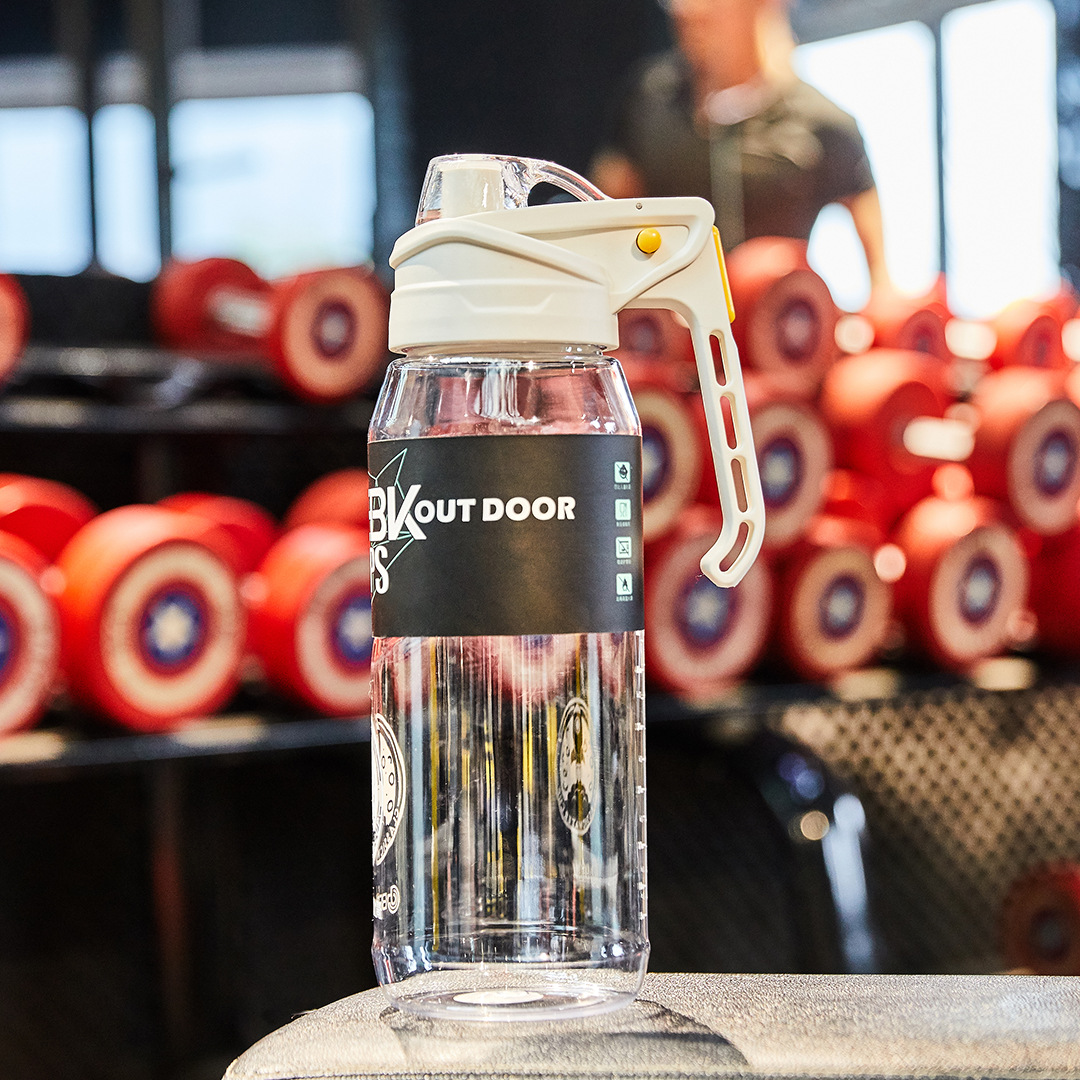 THVALUE 2.0L/2.7L Large Gallon Water Bottle with Time Marker And Handle Motivational Half Gallon Water Bottle with Straw 70oz
