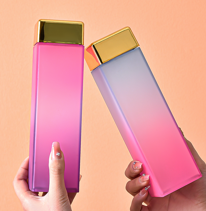 THVALUE New Color Painting Factory Sale Customized Milk Box Water Bottle Plastic Bottle In Shape Of Milk Storage Bottle Square Fashion Sport Kettle 480ml Motivational