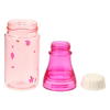 THVALUE 2 parts Detachable Japanese Cherry Sunny Tritan Plastic Portable Milk Sports Coke cola Soda Water Bottle Kids 