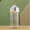 THVALUE 350ml 500ml 800ml 1000ml Plastic Water Bottle with Straw Wholesale Kids Clear Water Bottle for School with Strap 