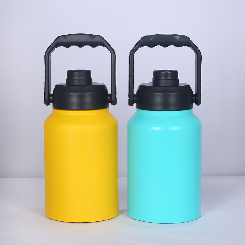 THVALUE High Quality Stainless Steel Water Jug, Stainless Steel Water Bottle 64 Oz /128 Oz