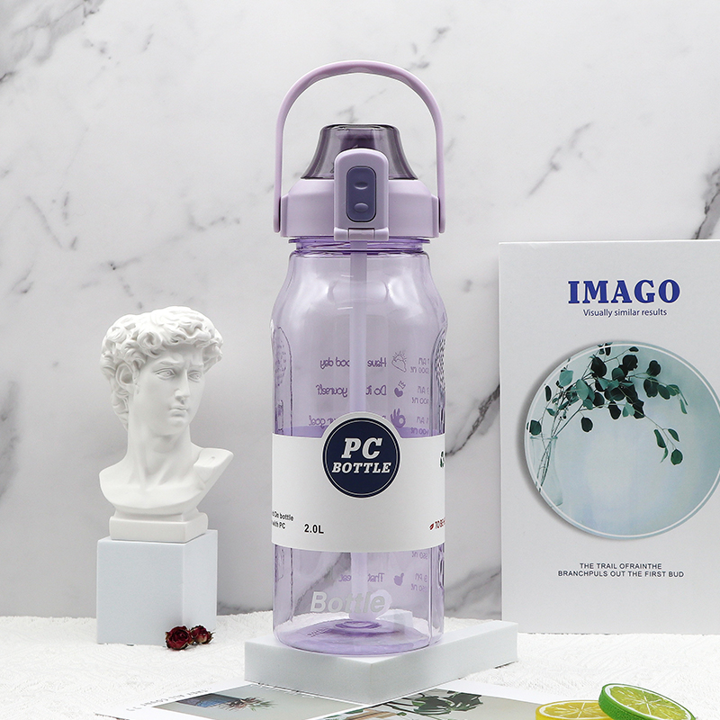 purple water bottle large capacity