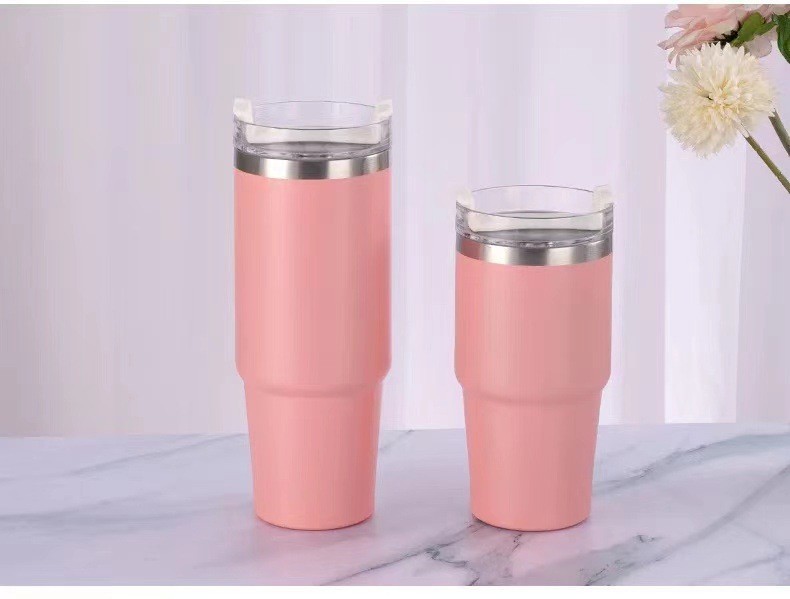 THVALUE 32 Oz/20 Oz Stainless Steel Insulate Tumbler for Car Cup Holder Double Wall Insulated Vacuum Coffee Mugs