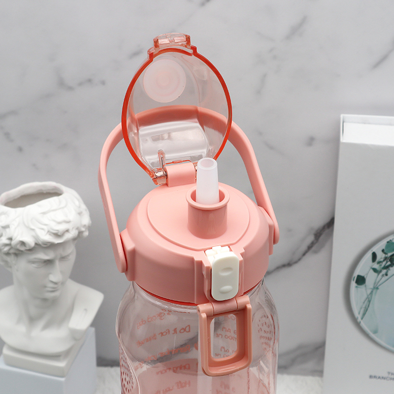 pink water jug half gallon 