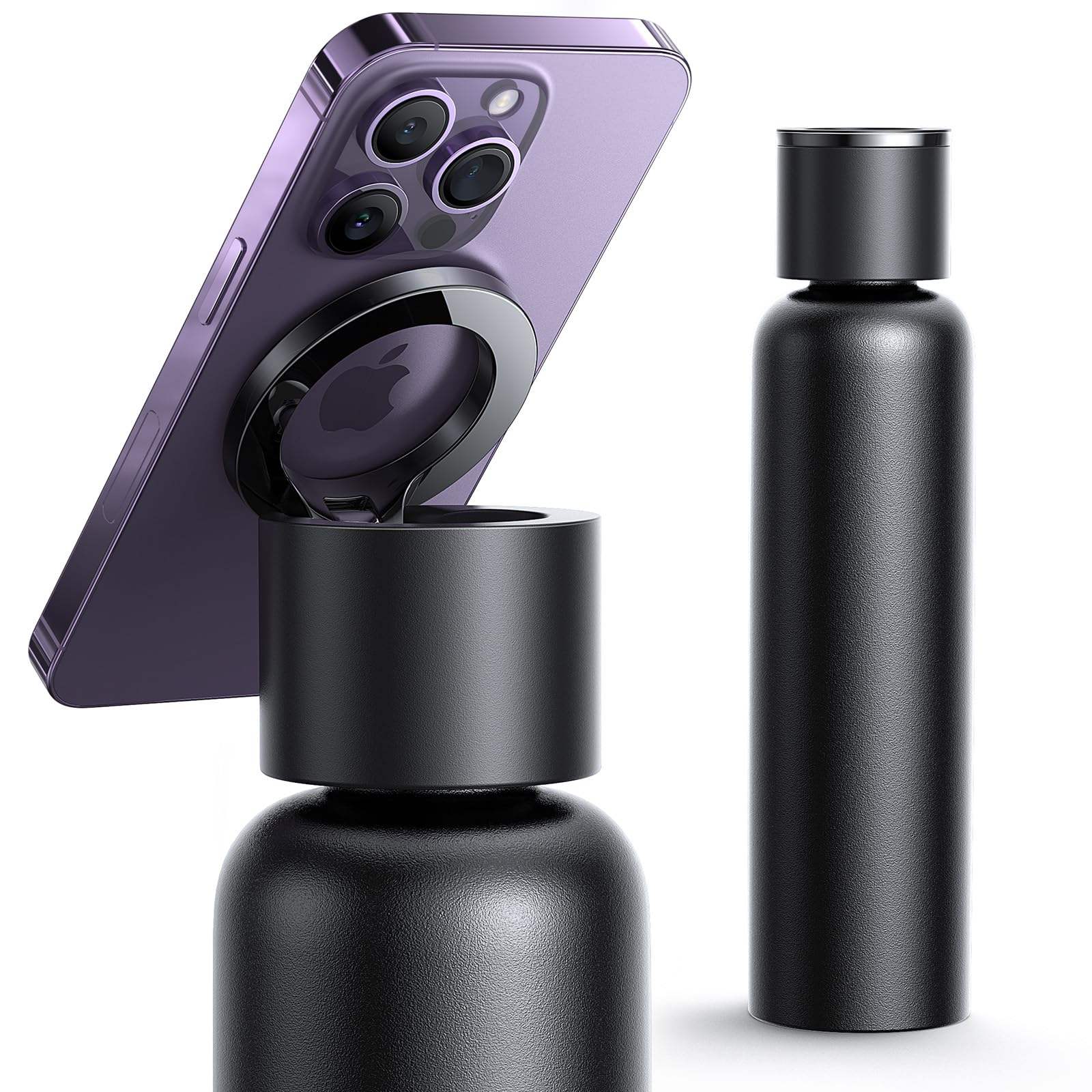 THVALUE Leak Proof Sport MagSafe Magnetic Bottle Stainless Steel Insulated Water Bottle With Magsaft Phone Mount