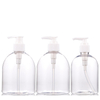 Transparent hand sanitizer bottle pet plastic new hand sanitizer bottle 50ml-500ml