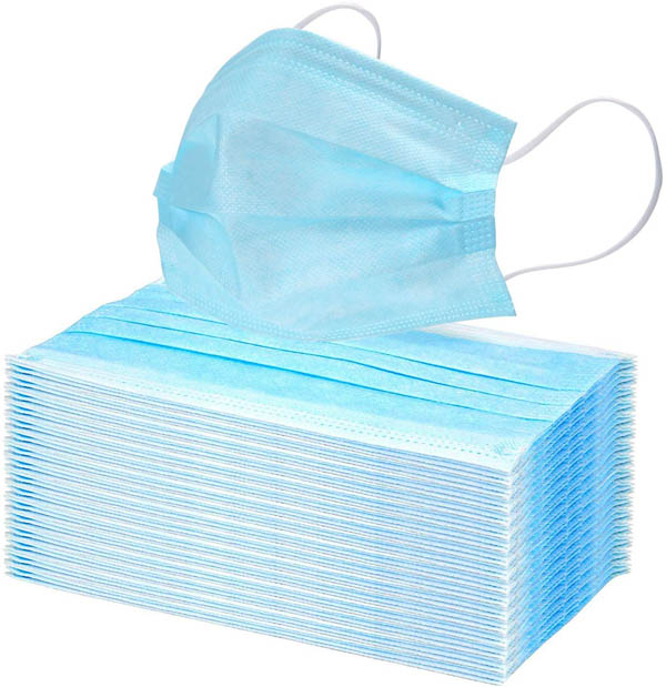 Disposable Mask Melt-blown Nonwovens Three-layer Protective Medical Surgical Mask