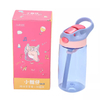 THVALUE Wholesale Customized 450ml Kids Drinking Bottle Plastic Drink Kids Water Bottle with Straw 