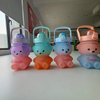 THVALUE 1100MLPortable Water Kettle with Phone Holder Cute Bear Shape Plastic Water Bottle Kawaii Cup Straw Cup With Cute Sticker And Stap 