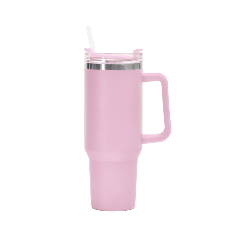 water bottle with handle and straw 