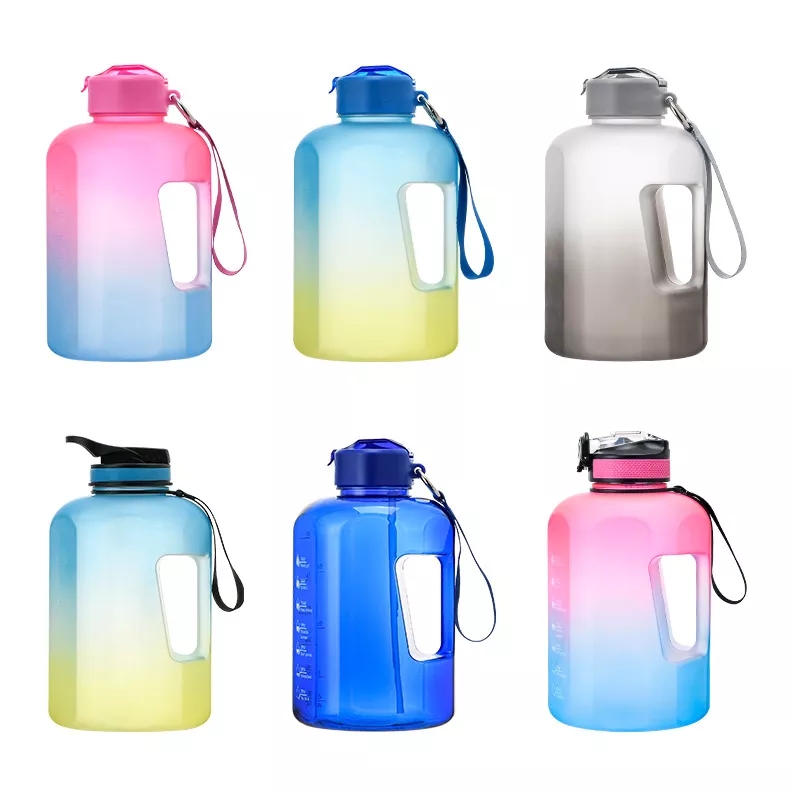 gallon water bottle PETG gym bottle (15)