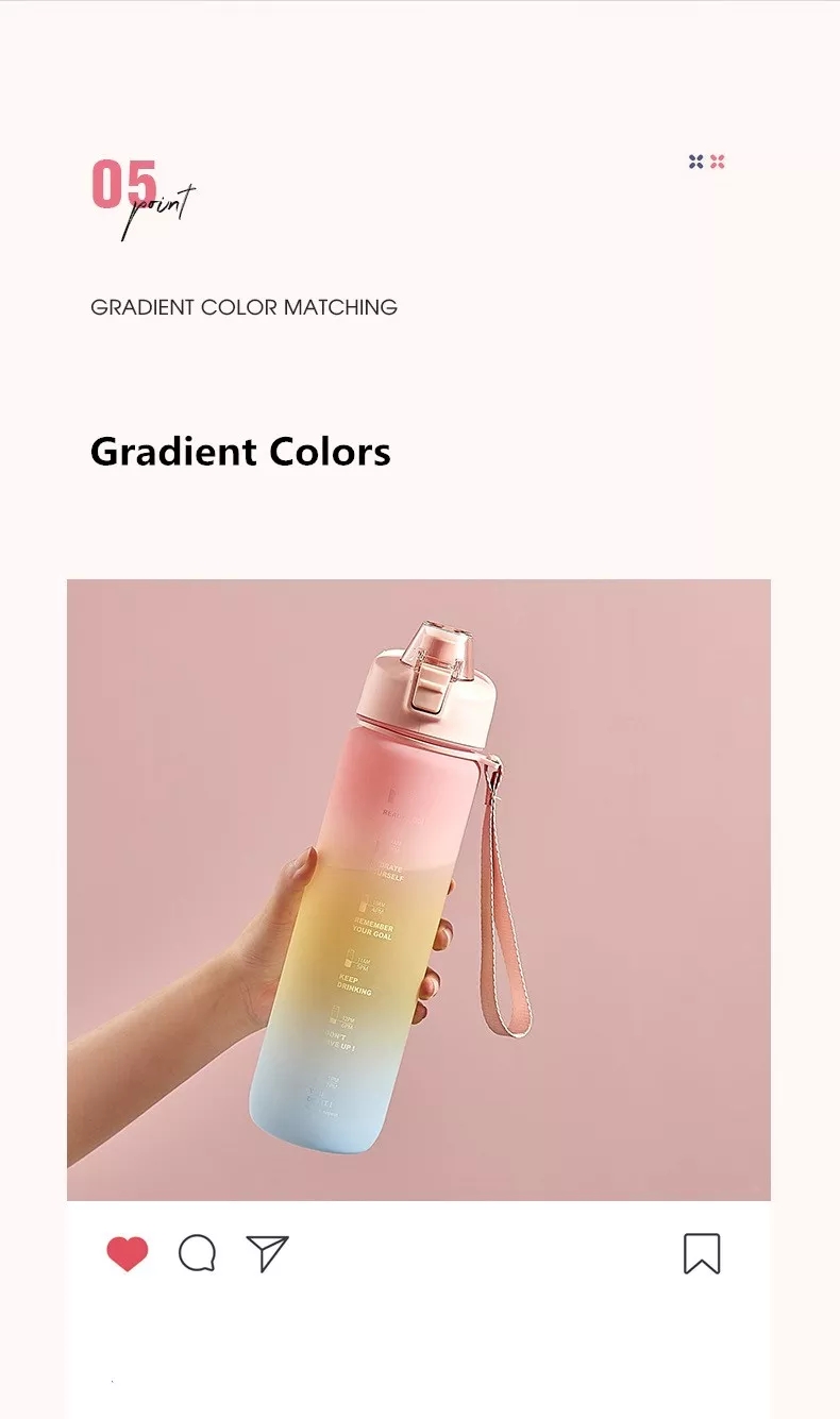 1100ml sports water bottle workout bottle (10)