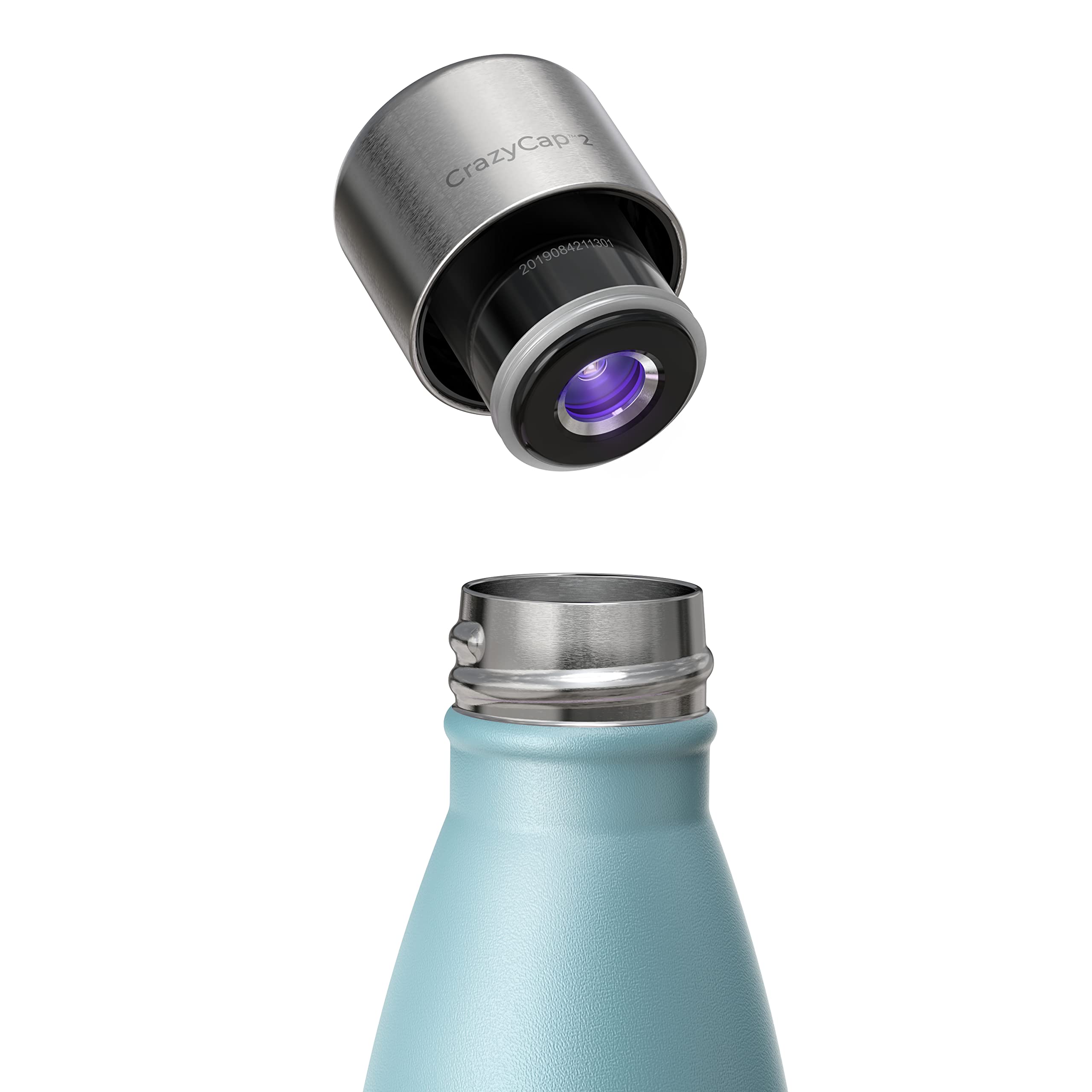 THVALUE Self-Cleaning Insulated Bottle, UV Water Bottle Purifier, Self cleaning stainless steel water flask
