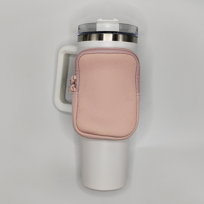 THVALUE Water Bottle Pouch for Stanley 40oz, 30oz, 20oz Tumbler, Water Bottle Fanny Pack for Stanley Gym Bottle Handheld Caddy for Stanley Cup Accessories for Women Men
