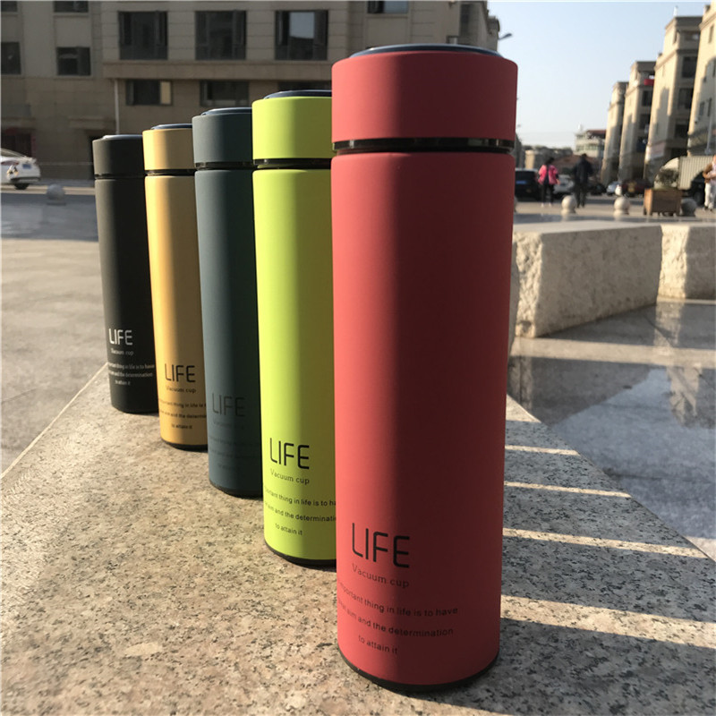Insulate Thermos tea Coffee bottles with Strainer Stainles steel thermal bottle Vacuum flask with lid