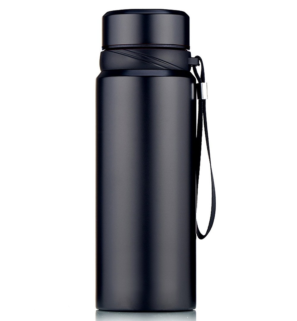 Wholesale Custom Printed Double Wall Vacuum Insulated Stainless Steel Water Bottle With Strainer
