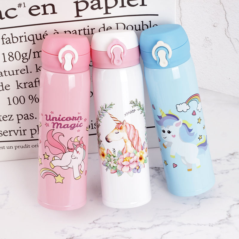  portable Stainless Steel cartoon Bottle