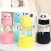 High Temperature Resistant Glass BPA Free Borosilicate Glass Bottle Cartoon Creative Fashion Cover Water Bottle
