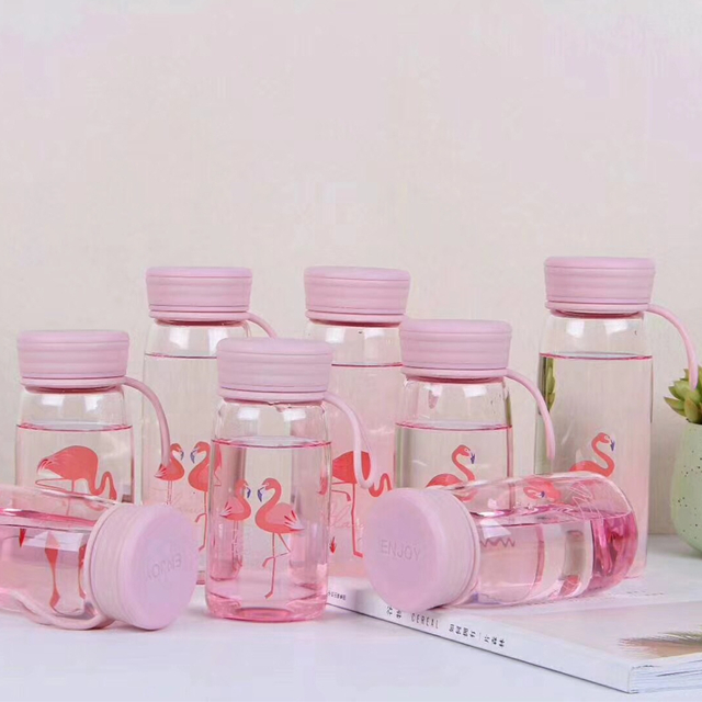  straw plastic water bottle