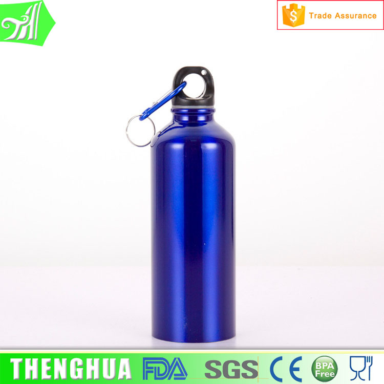 Various Size Aluminium Sport Water Bottle With Carabiner