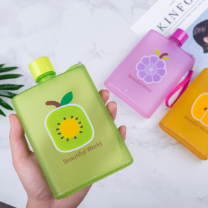 New Type Custom Cheap Bottle Water Paper Flat Water Bottle Notebook