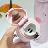 Cute Cartoon Autumn And Winter Girl Student Flamingo Pineapple Cup Portable Mug Cup