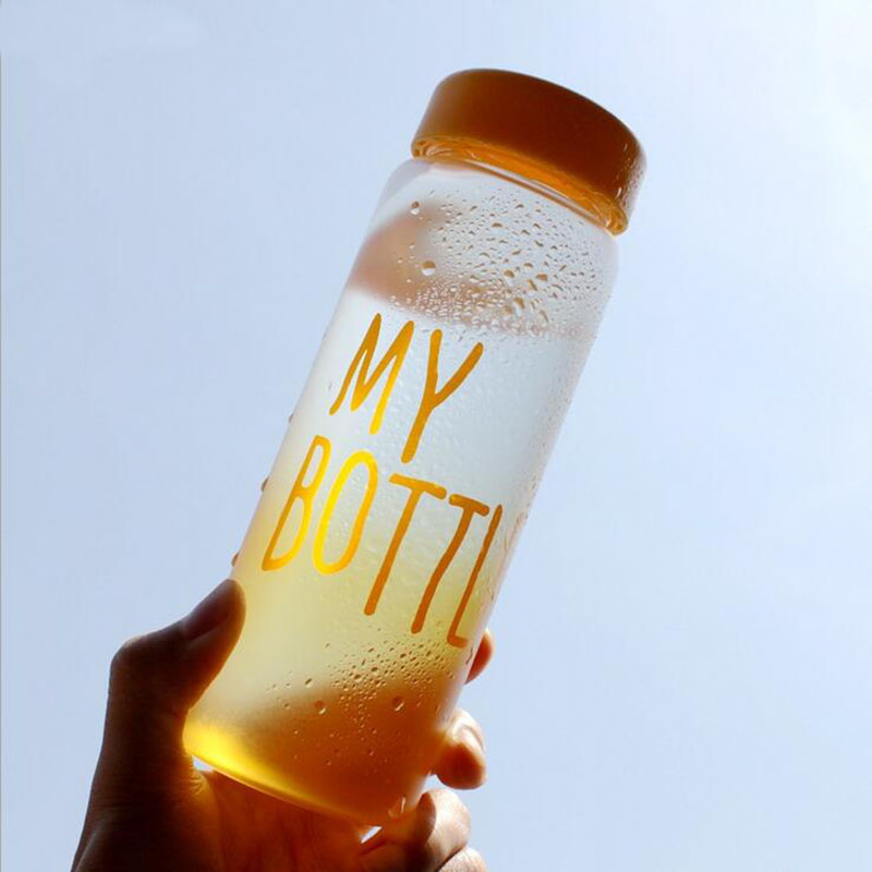 Water Bottles Creative Portable Plastic Juice Tea Coffee Space bottle