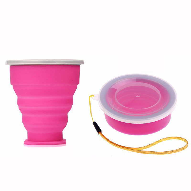 Multi Colors 100ml Mini Sport Bottle Silicone Folding Water Bottle