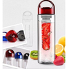 Eco friendly tritan fruit infuser water bottle with silicone grip