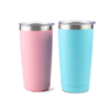Stainless Steel Tumbler Vacuum Insulated Coffee Cup Double Wall Travel Flask Mug with Splash Proof Lid Straws Pipe Brush