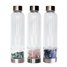 Dreamy Amethyst Chakra Quartz Angel Water Bottle