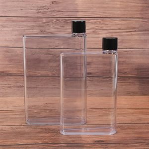 Handy Portable Flat Kettle Sport Drinking Water Bottle A5/A6 Notebook Paper Scrub Plastic Creative Cu Water Bottle