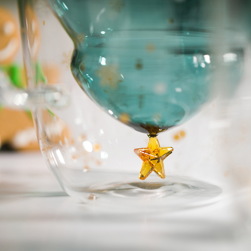Star Wishing Cup Double Glass Boys And Girls Gifts Couples Cup Office Cup Anti-scalding Cup