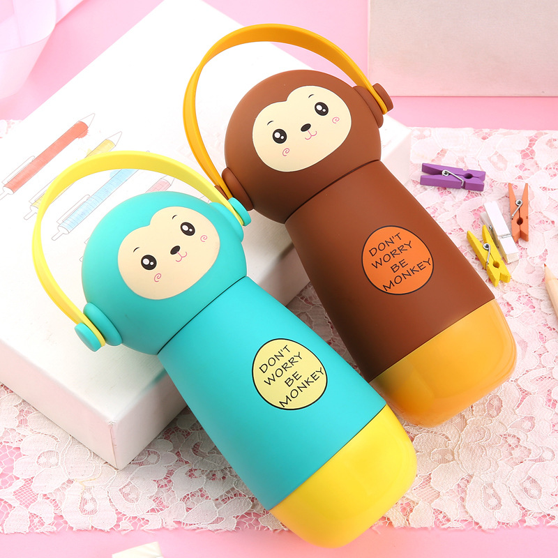 stainless steel thermo child ike plastic water bottle opener school water bottle for kids