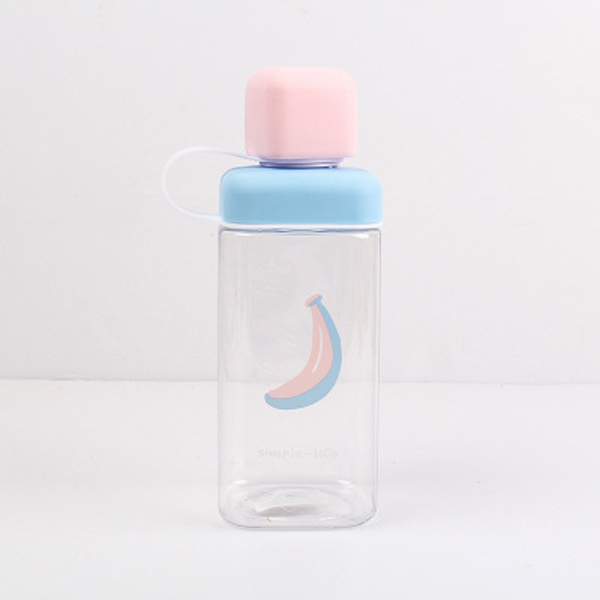  Different Orchard Square Plastic water cup with insulation water Cup cover set anti-leak portable factory Direct Sales