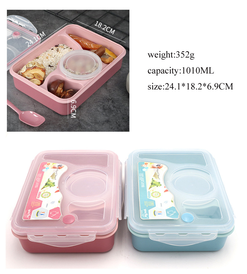 Student Multi-frame Plastic Lunch Box (2)