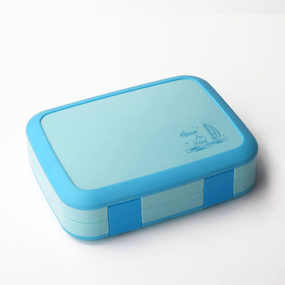 Student Flip Multi-grid Bento Lunch Box 