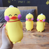 Cute male and female cartoon little Yellow duck glass children's student promotional gift plastic water cup