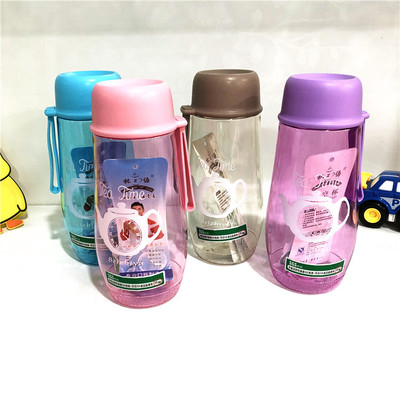 New Student Portable space cup hat handy teen Portable plastic cup
