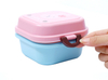 Biodegradable Square Shape Wheat Straw Japanese Lunch Box Plastic 
